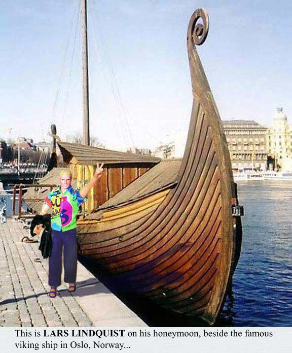 Lars beside the Viking Ship!